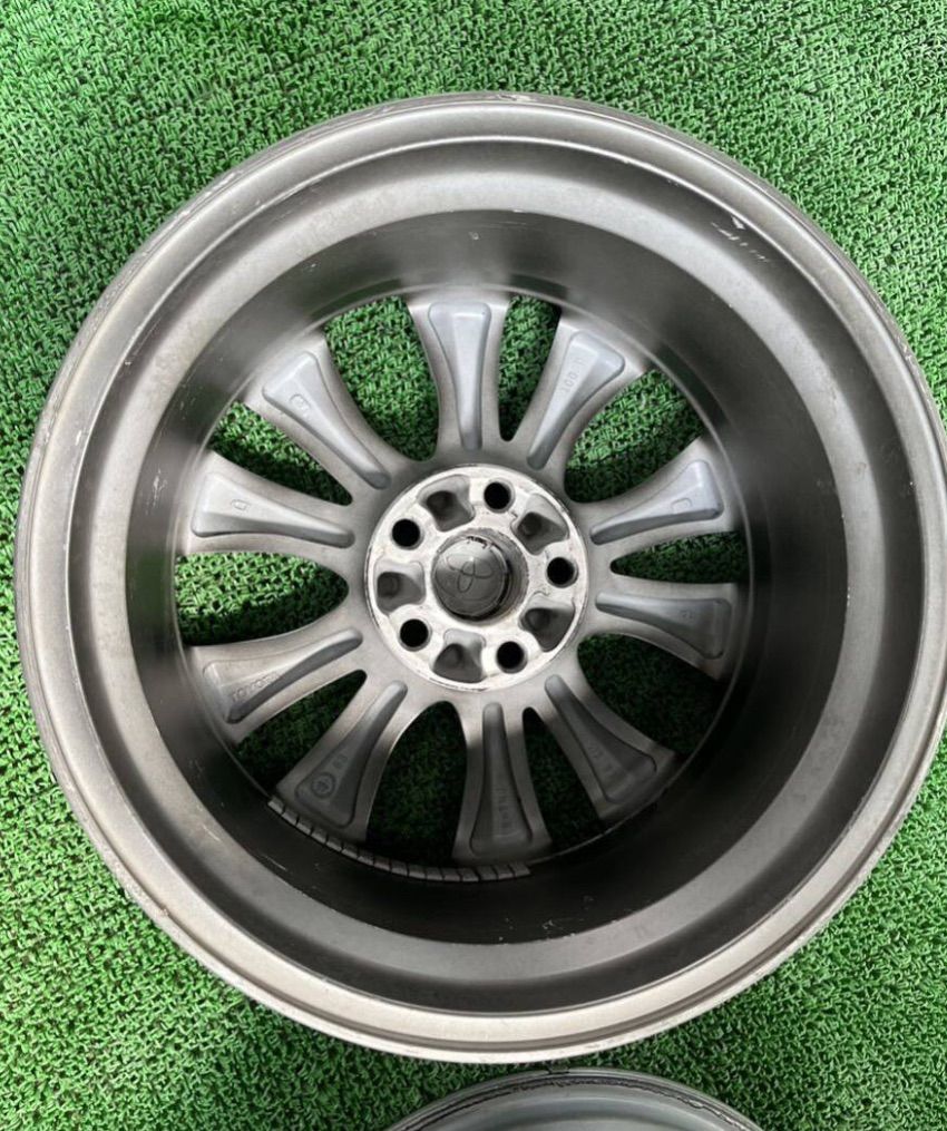 管理番号 242-75】 トヨタ アルファード 純正 ホイール 18×7.5J