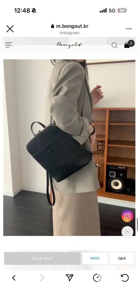 bongout マフィンバックパック