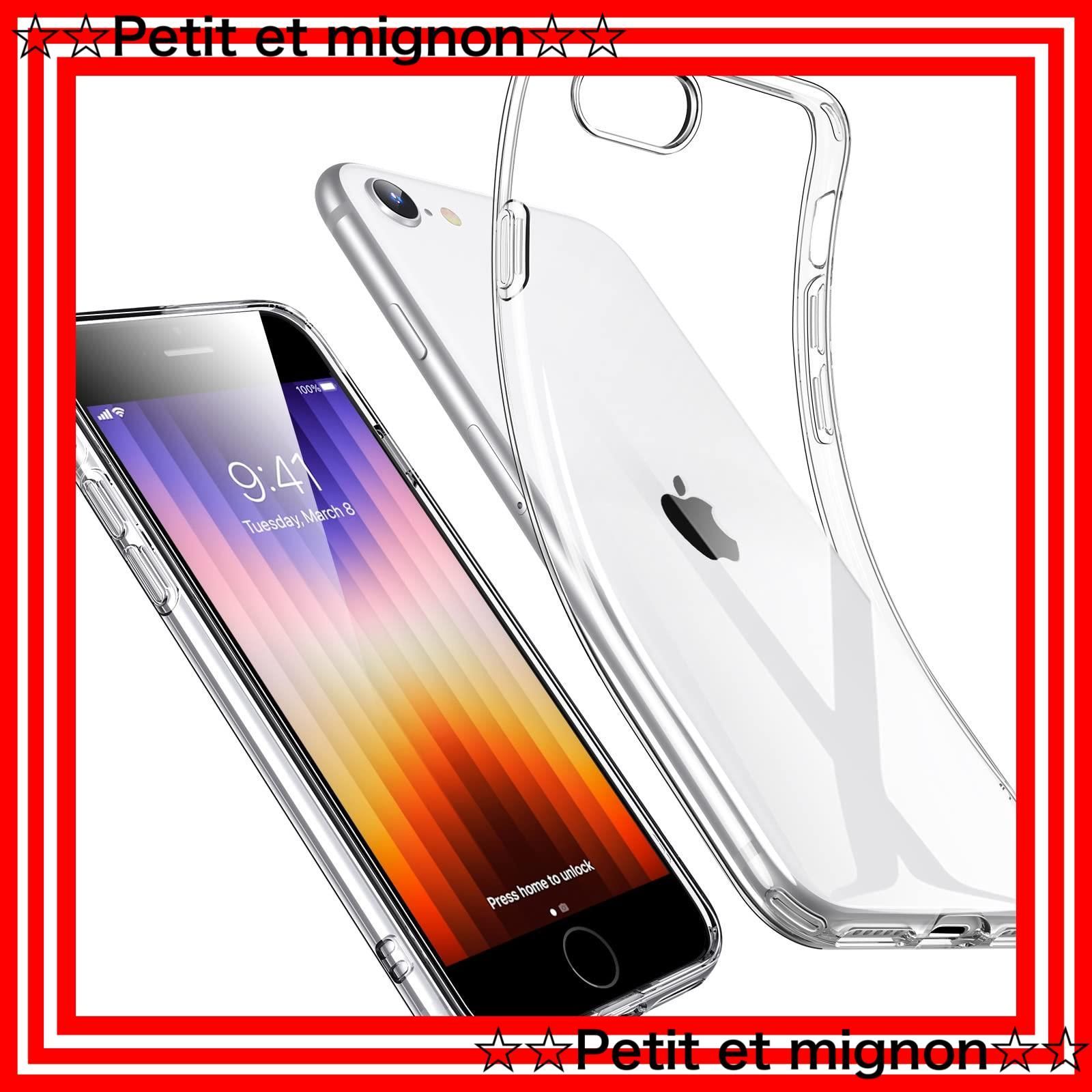 【スピード発送】薄型 クリアシリコンケース 7対応 柔軟 iPhone iPhone 透明 iPhone TPU保護カバー iPhone 8 衝撃吸収 第3/2世代 SE 黄変しにくい ケース SE3 クリア ESR