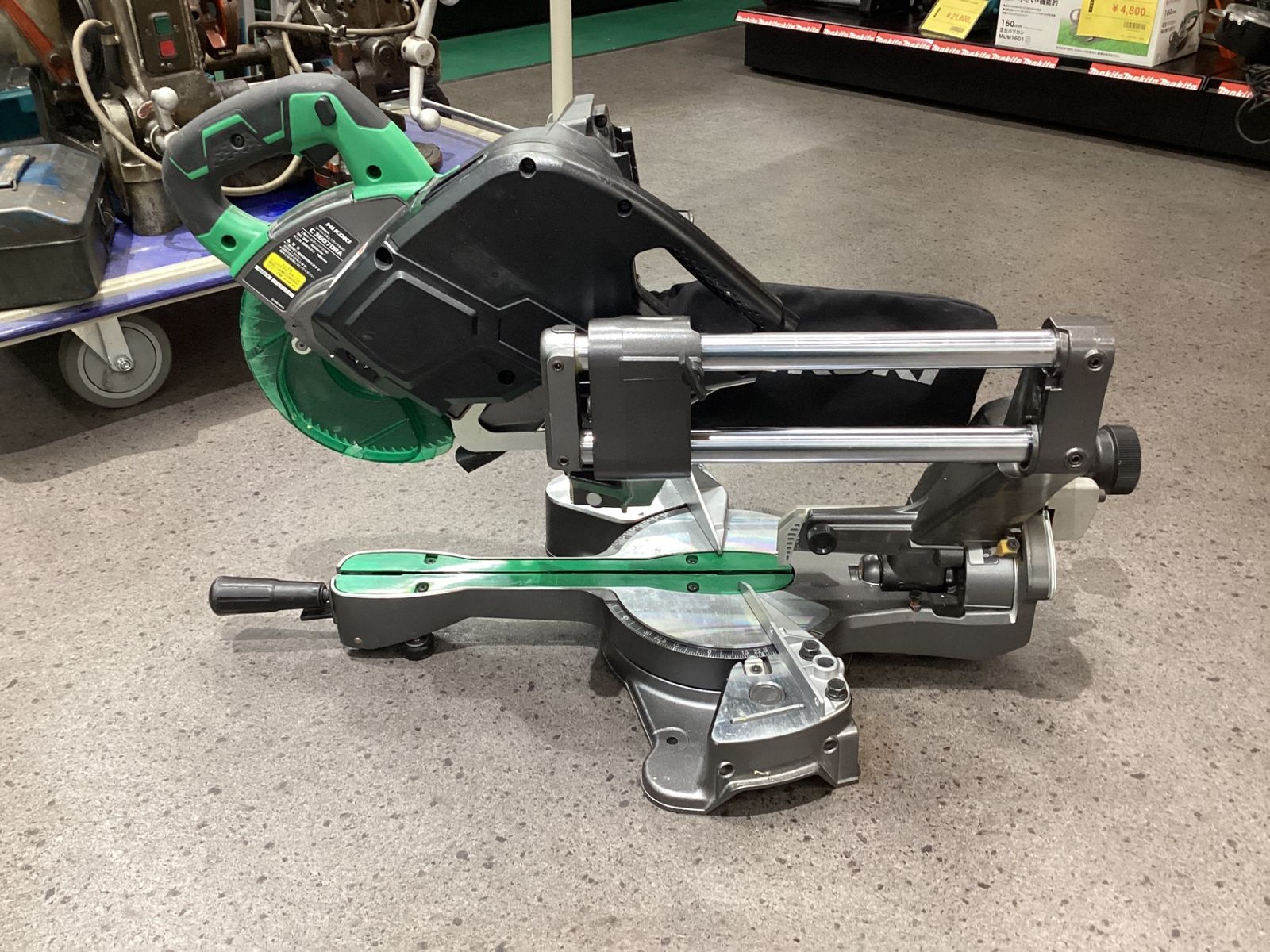 日立工機 コードレス卓上スライド丸のこ