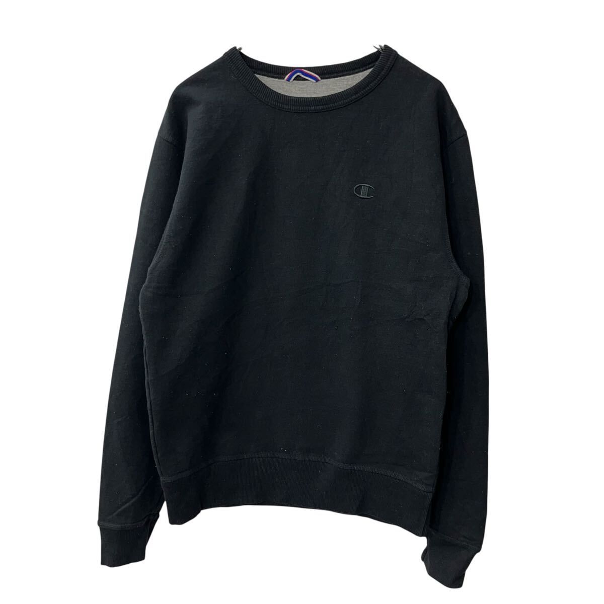 Champion ロゴスウェット トレーナー S ブラック チャンピオン ワン 