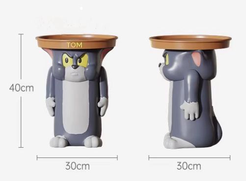 トムとジェリー　Tom and Jerry サイドテーブル　高さ40cm トムとジェリー Tom and Jerry サイドテーブル ローテーブル 高