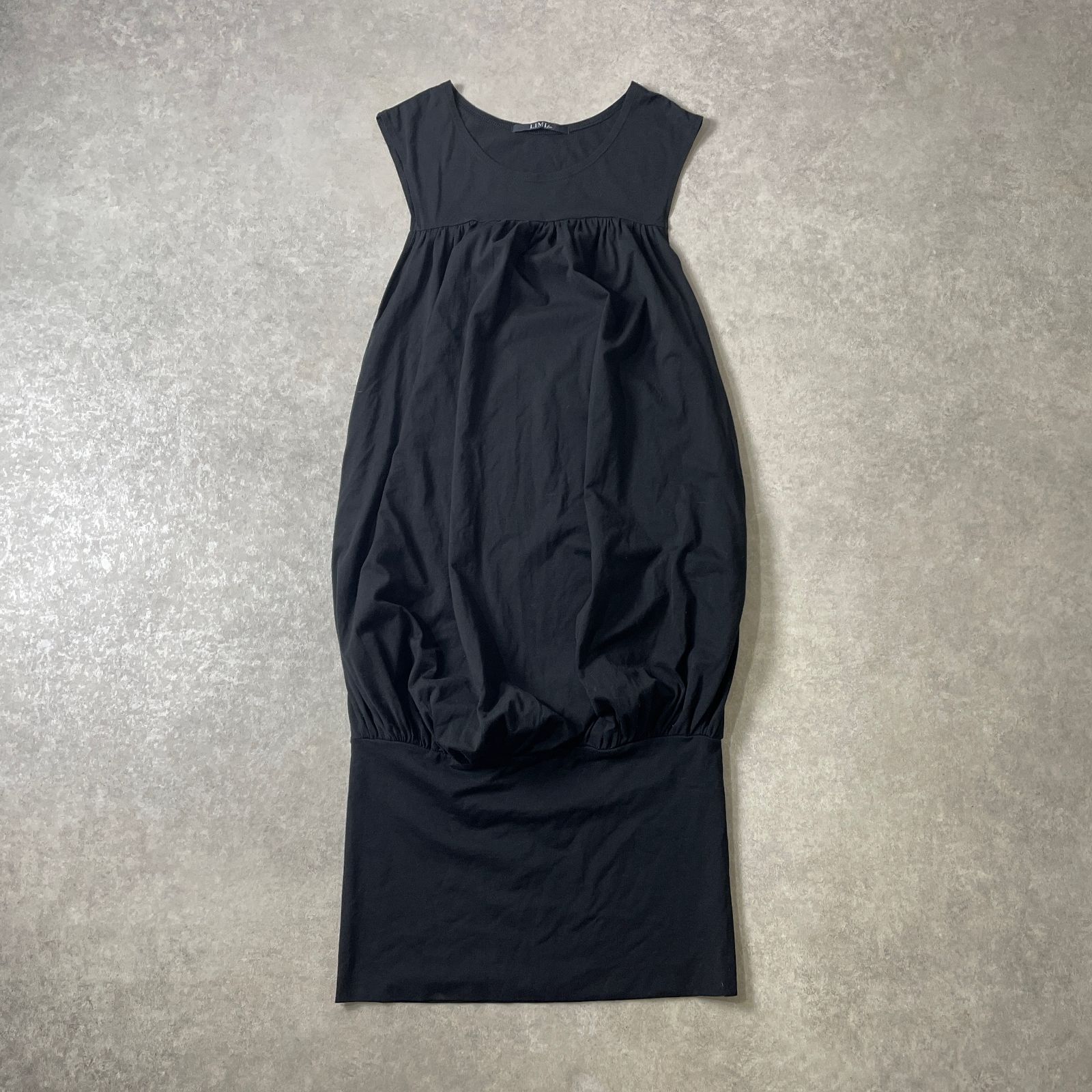 LIMI feu YOHJI YAMAMOTO コクーン ギャザー ワンピース