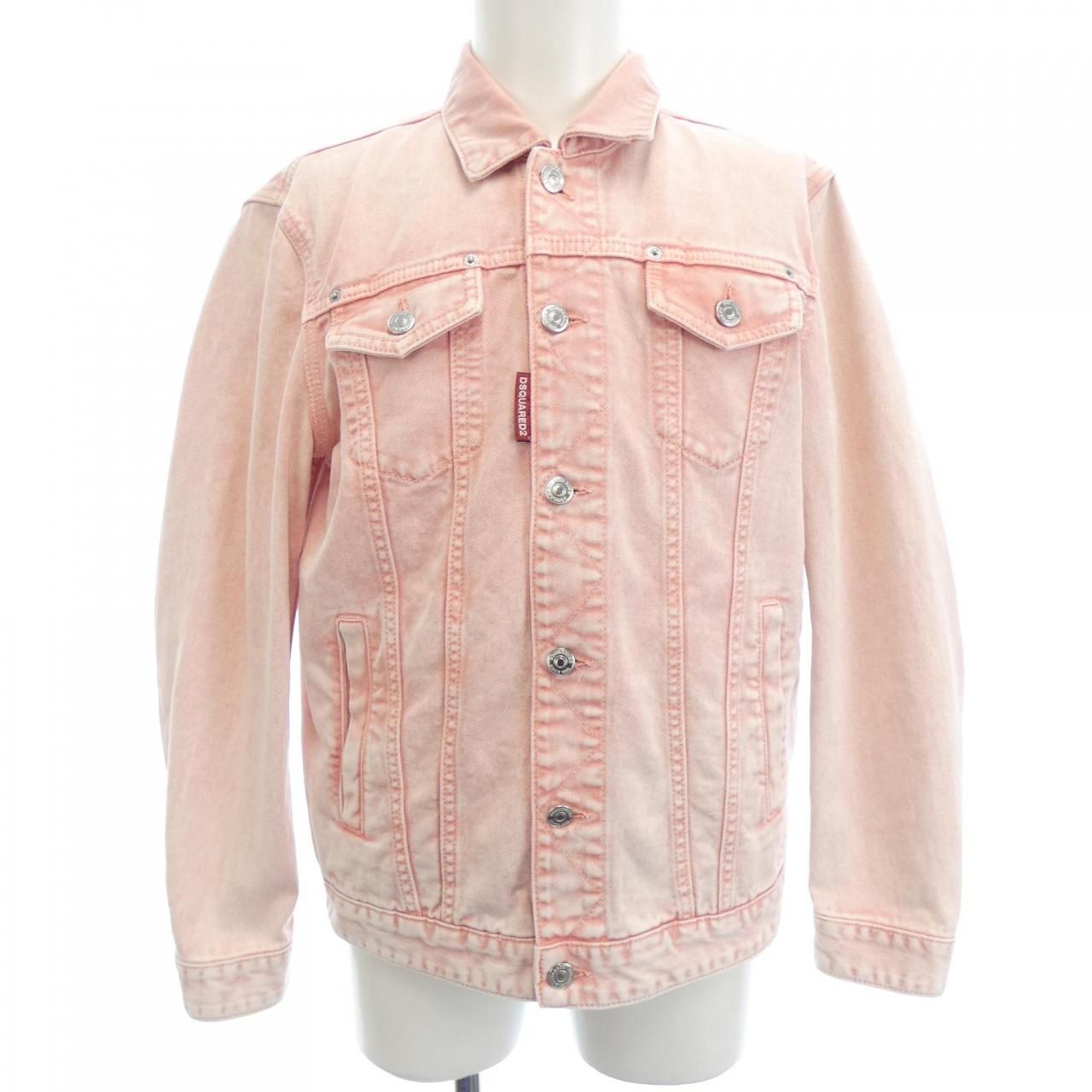 DSQUARED2 ディースクエアード ジャケット ピンク Dsquared2(ディースクエアード)ピンクデニムジャケット
