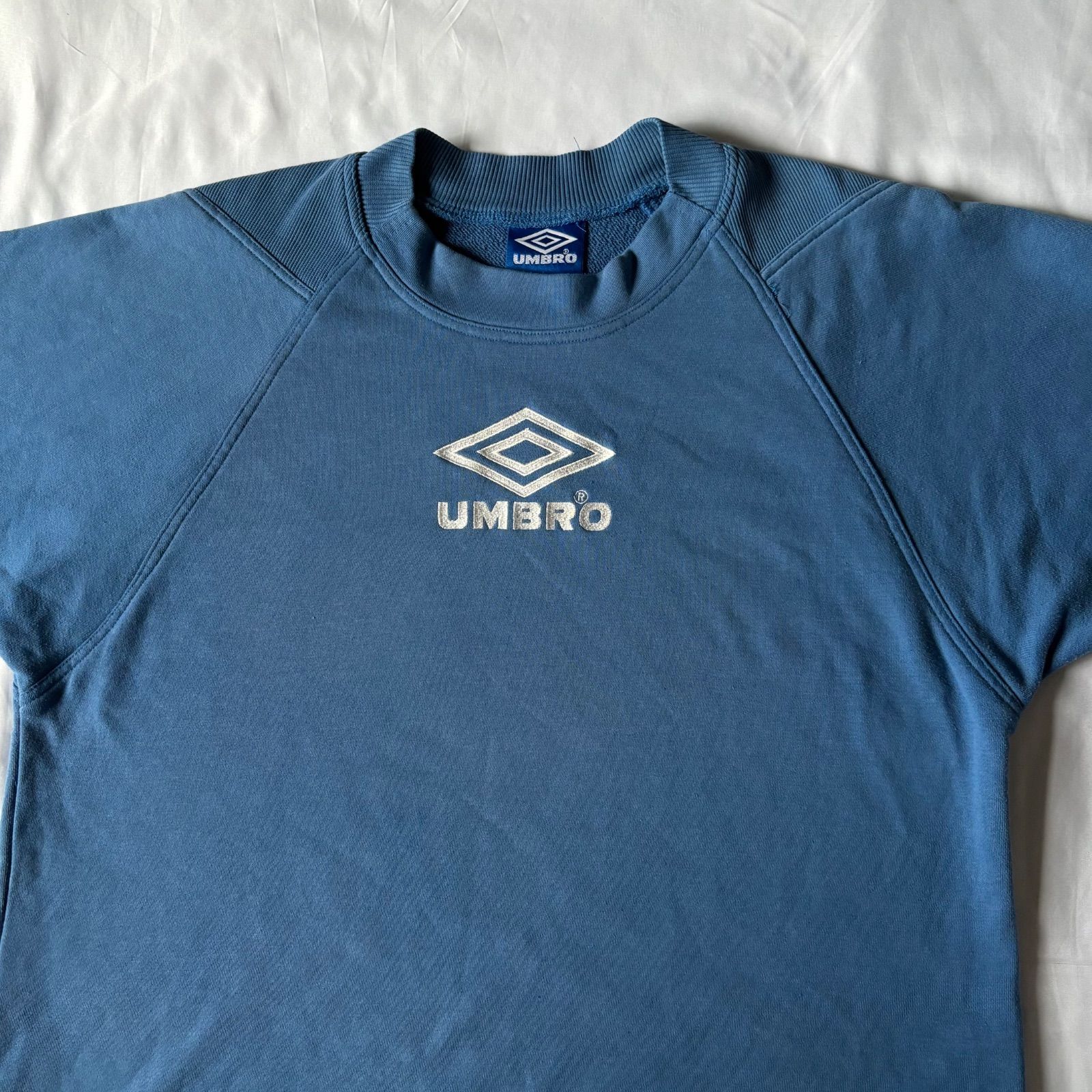 90s UMBRO “PRO TRAINING” S/S Embroidery Sweat Shirt アンブロ プロ 