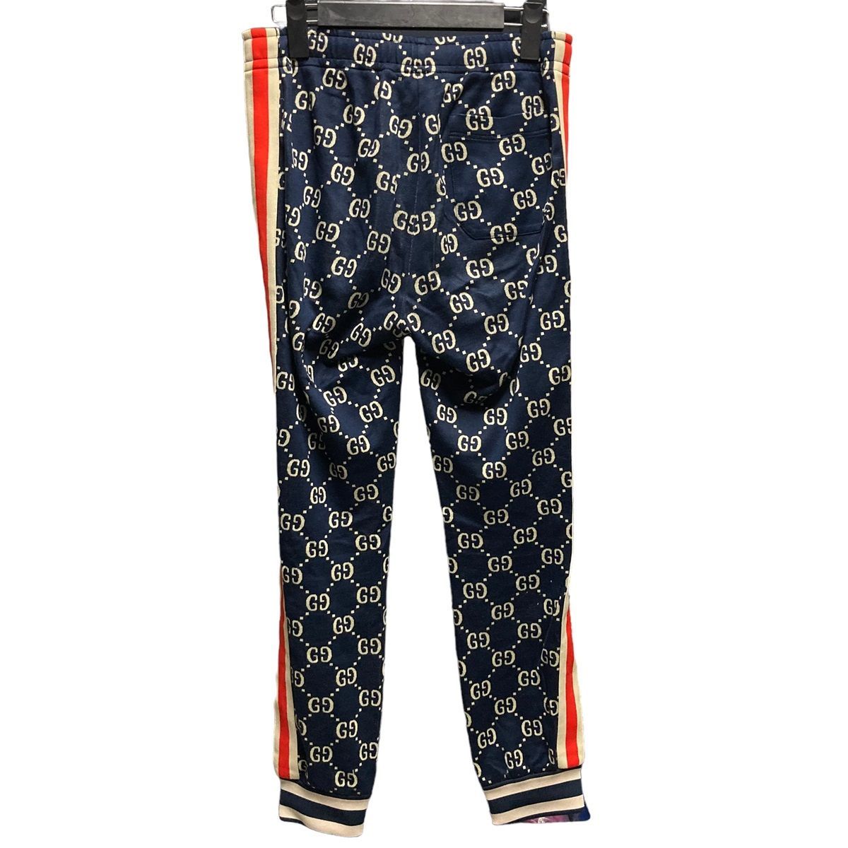 中古】 GUCCI グッチ テクニカルトラックロングパンツ GGロゴジャージ 