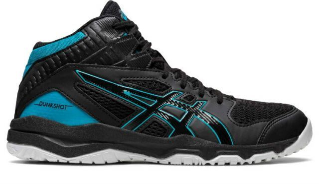 asics アシックス DUNKSHOT MB 9 BLACK/LAGOON 23 1064A006 4 | スポーツ スポーツ用品 グッズ ツール 雑貨 靴 シューズ 23センチ キッズ 子ども 子供 バスケットボール コンフォート 個性 黒 ブラック