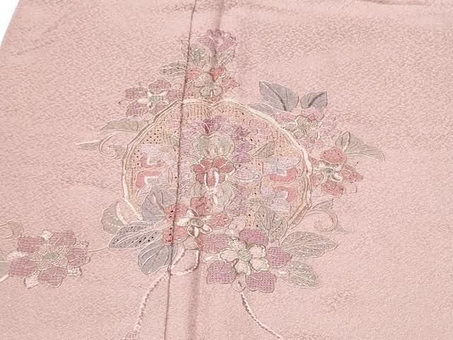 平和屋着物 中国三大刺繍 相良刺繍 総刺繍 訪問着 鏡裏花