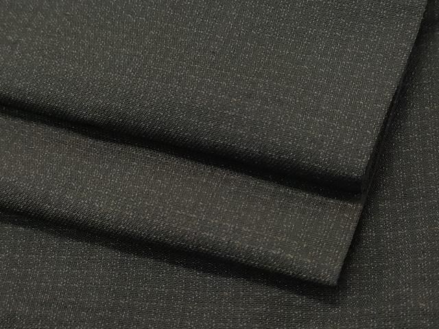 平和屋着物●男性 お召 霞文 正絹 CAAQ9141vf