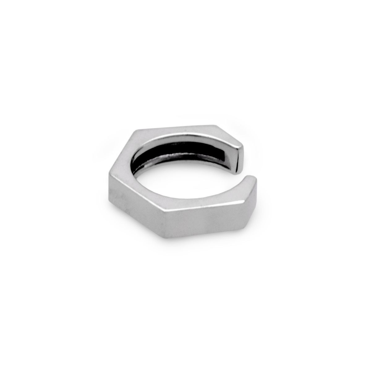 六角 イヤーカフ メンズ シルバー925|シルバーアクセサリー メンズアクセサリー|彼氏プレゼント|誕生日プレゼント|ec07