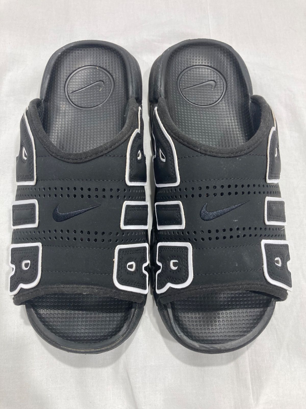 NIKE ナイキ サンダル Air More Uptempo Slide Black エアモアアップテンポスライドブラック DV 2132-001 28.0 cm