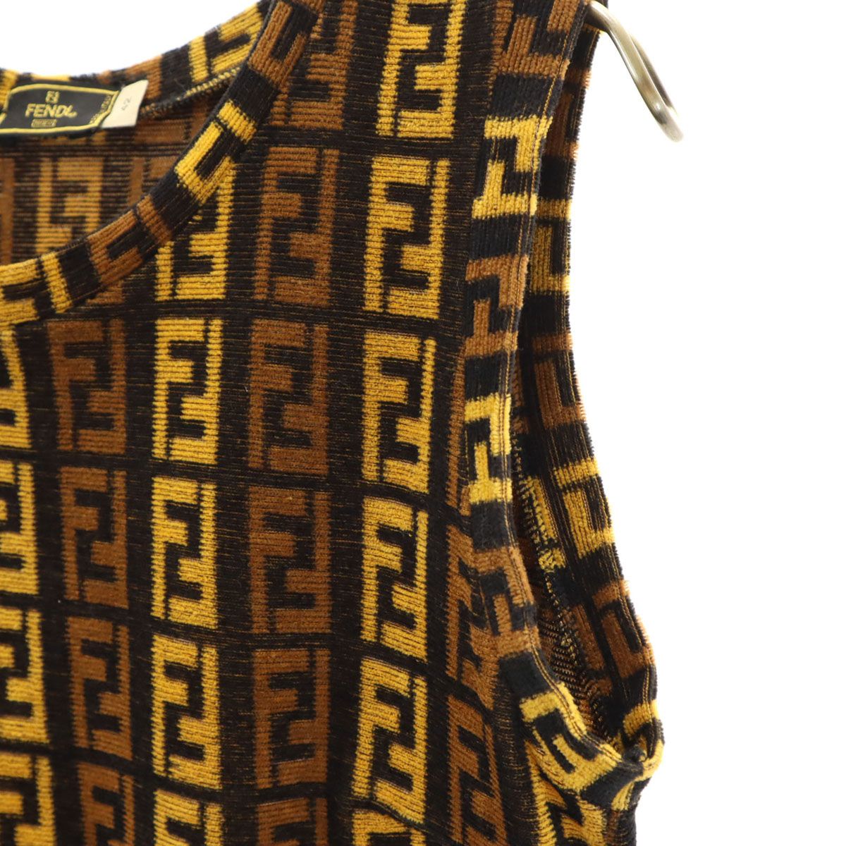 FENDI フェンディ ノースリーブ ワンピース ズッカ柄 パイル地 楽天市場】【アパレル】FENDI フェンディ レディース ワンピース