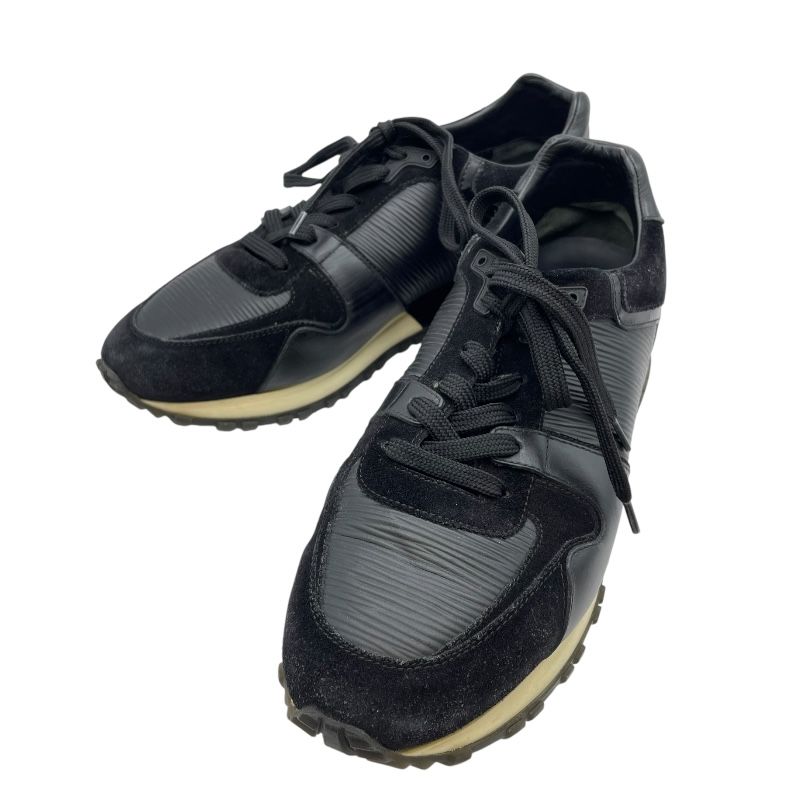 ルイ ヴィトン LOUIS VUITTON ランアウェイライン エピローカットスニーカー GO0135 ブラック エピレザー レディース スニーカー