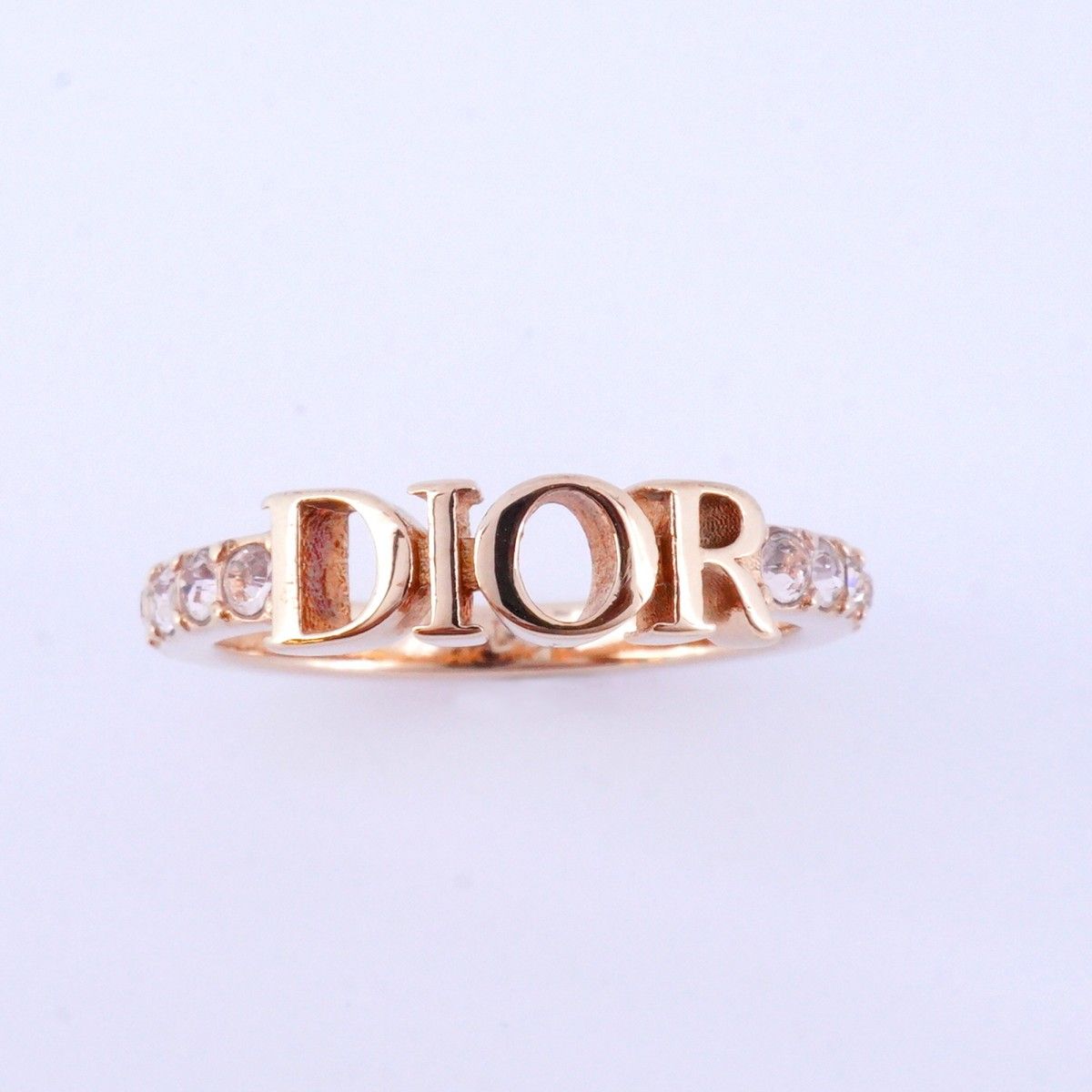 クリスチャンディオール　Dior　ロゴ　指輪　ピンク　14−15号 クリスチャンディオール Dior ロゴ 指輪 ピンク 14−15号