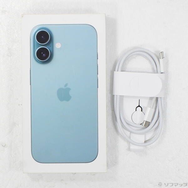 中古品〕 iPhone16 128GB ティール MYDV3J／A SIMフリー【305
