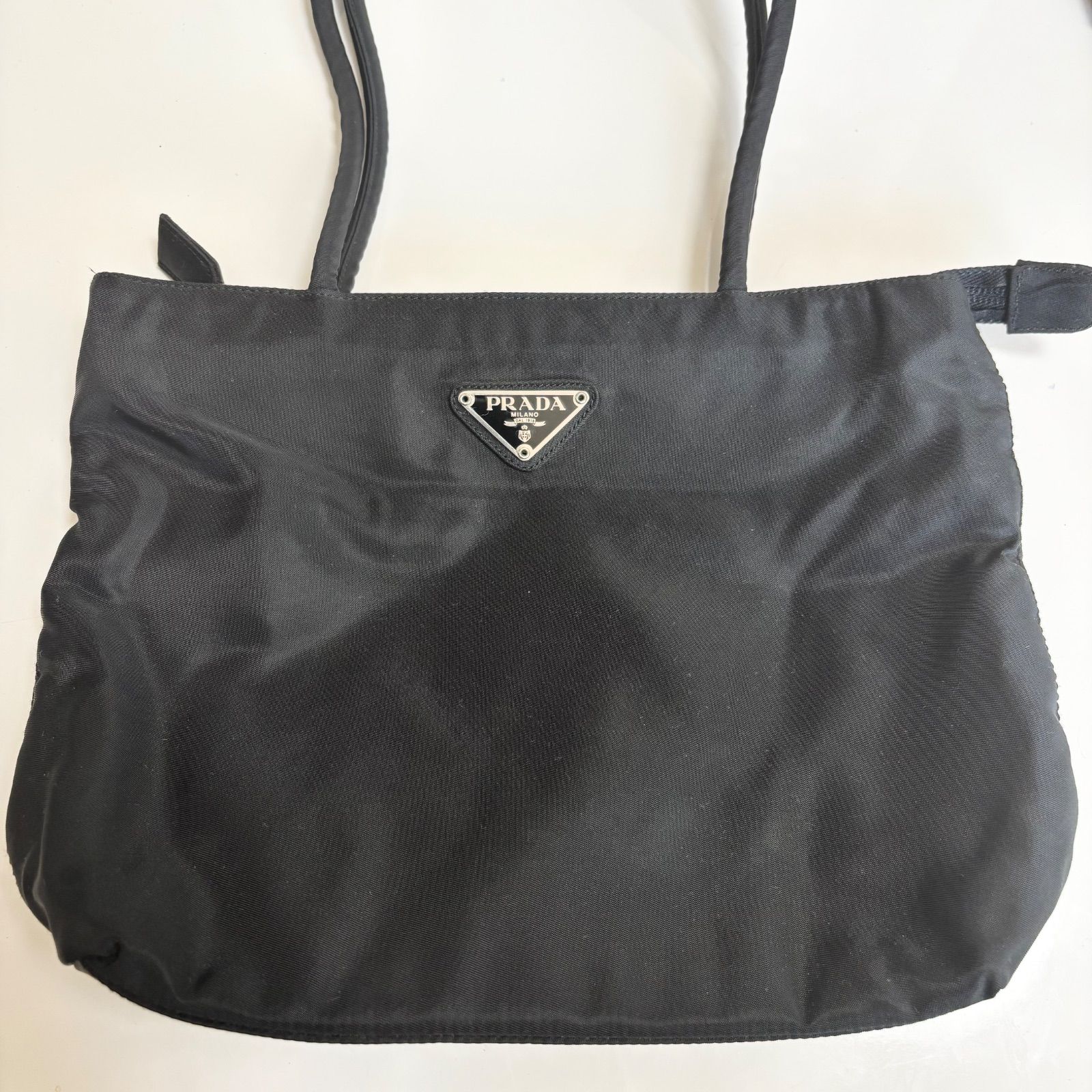 送料無料】PRADA/プラダ/ミニハンドバッグ/ナイロン/ブラック 