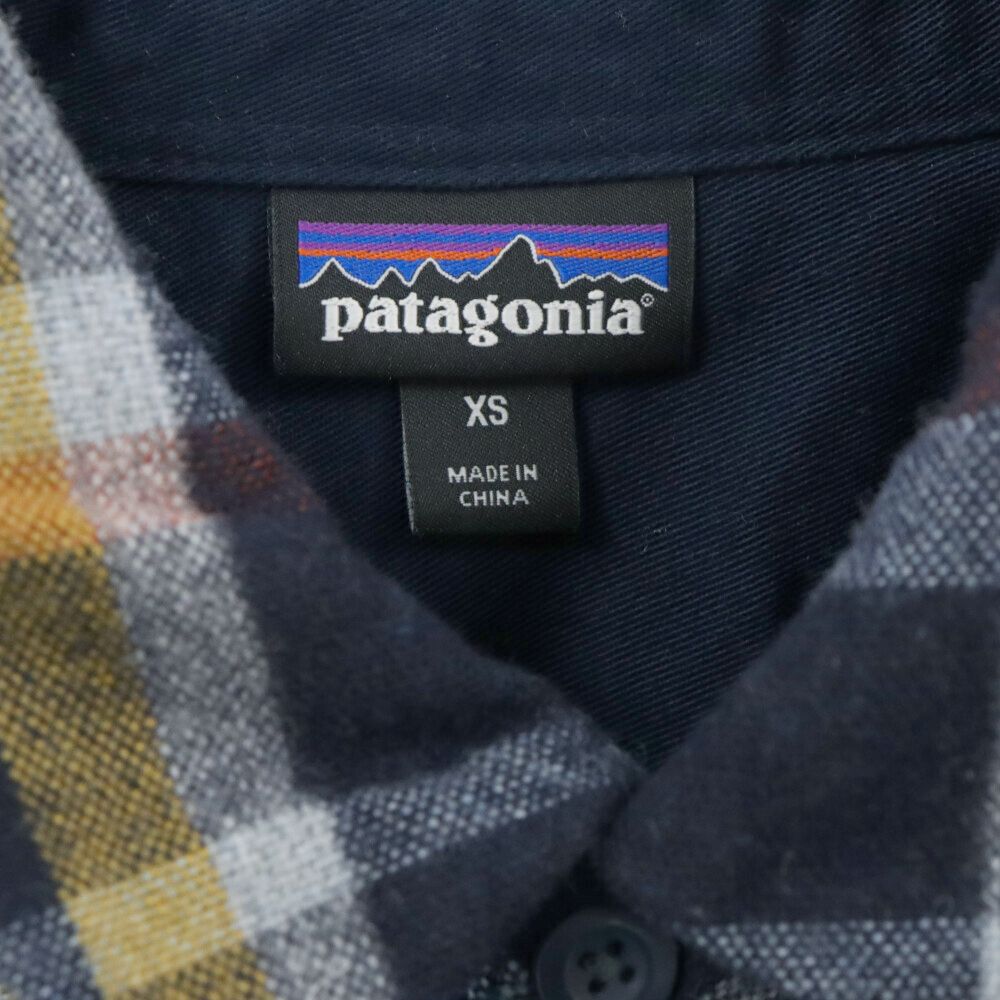 PATAGONIA (パタゴニア) 18AW L/S Recycled Wool Shirt ロングスリーブ リサイクル ウール長袖チェックシャツ フランネルシャツ ネイビー 50785