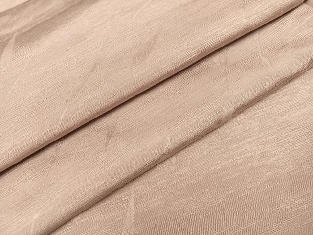 平和屋着物○上質な色無地 草木地紋 枯野色 正絹 逸品 AABA3788ph 平和