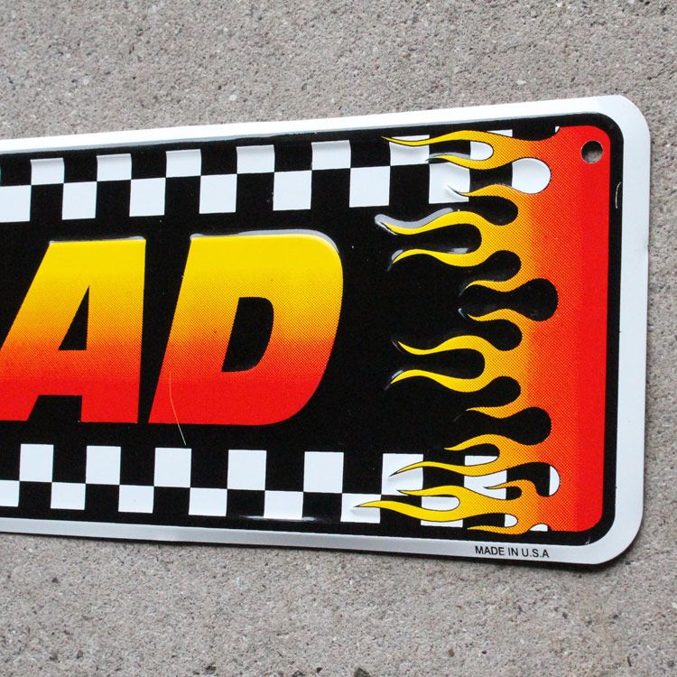 CMプレート ロング PIT ROAD ピットロード STR20068 縦12.7×横61cm