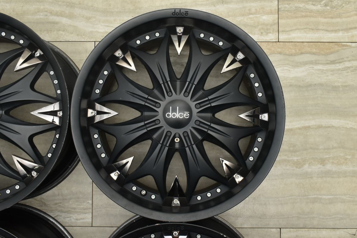 人気ホイール】ドルチェ Dolce DC2 20in 8.5J +43 PCD114.3 4本セット