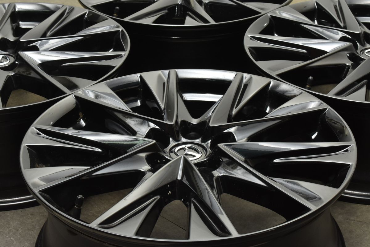 カスタム用に マツダ CX-8 BLACK TONE EDITION 純正 19in 7J 45 PCD114.3 4本セット CX-5 CX-30 MX-30 CX-30 MAZDA3 アクセラ 流用