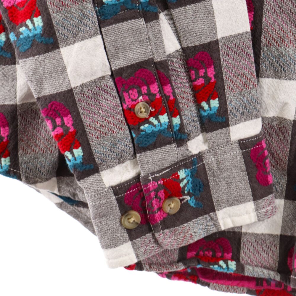 SUPREME (シュプリーム) 19SS Rose Buffalo Plaid Shirt ローズ