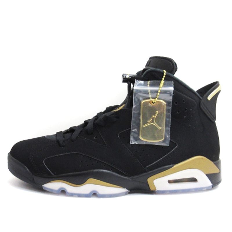 ナイキ NIKE AIR JORDAN 6 RETRO DMP Black/Metallic Gold エア 