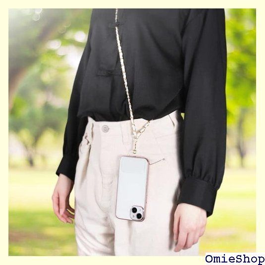 WTB JAPAN スマホショルダー チェーン レザー パープル スマホ