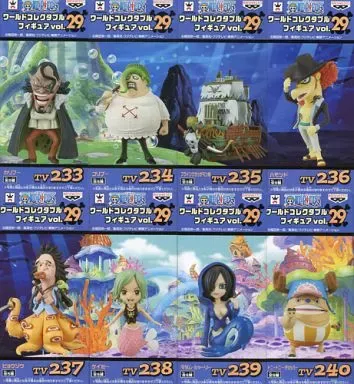 ワンピース ワルコレ✨フィギュア 新魚人海賊団+スルメ、マダム、ジャイロ【美品】 ワンピース ワルコレ✨フィギュア 新魚人海賊団+スルメ、マダム、ジャイロ