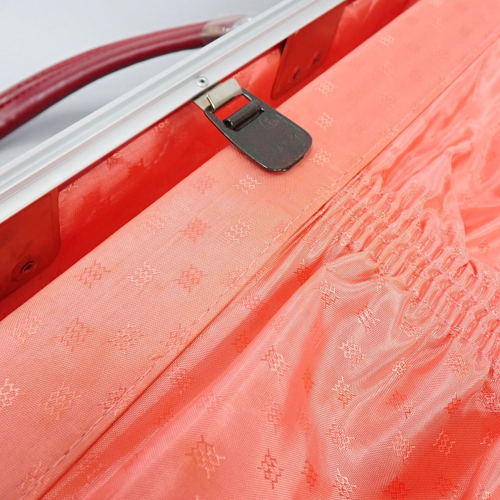 SUNCO サンコー スーツケース 旅行かばん 赤 レッド 昭和レトロ