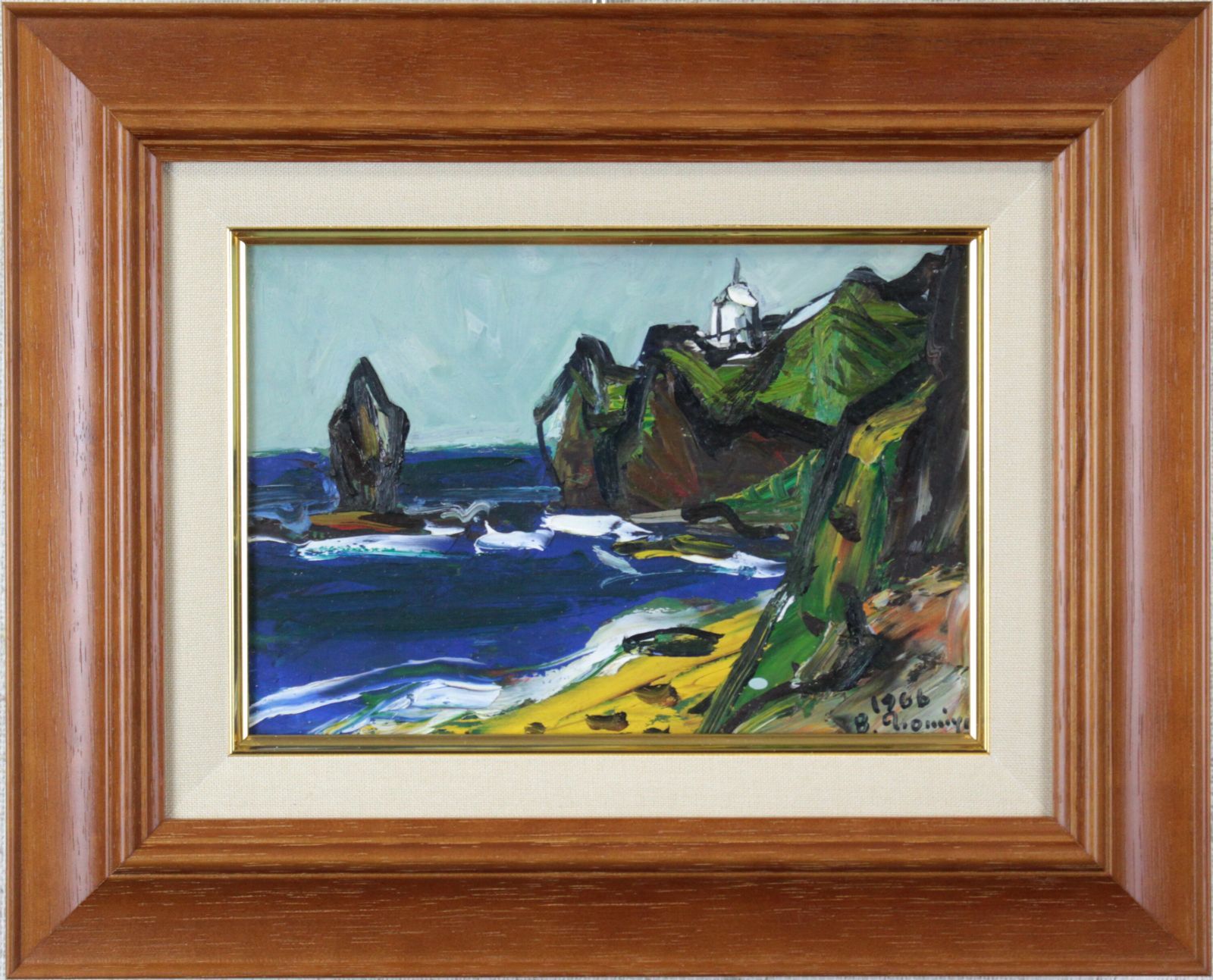 野宮武明『積丹風景』油彩画【真作保証】 絵画 野宮武明『積丹風景』油彩画【真作保証】 絵画 - メルカリ