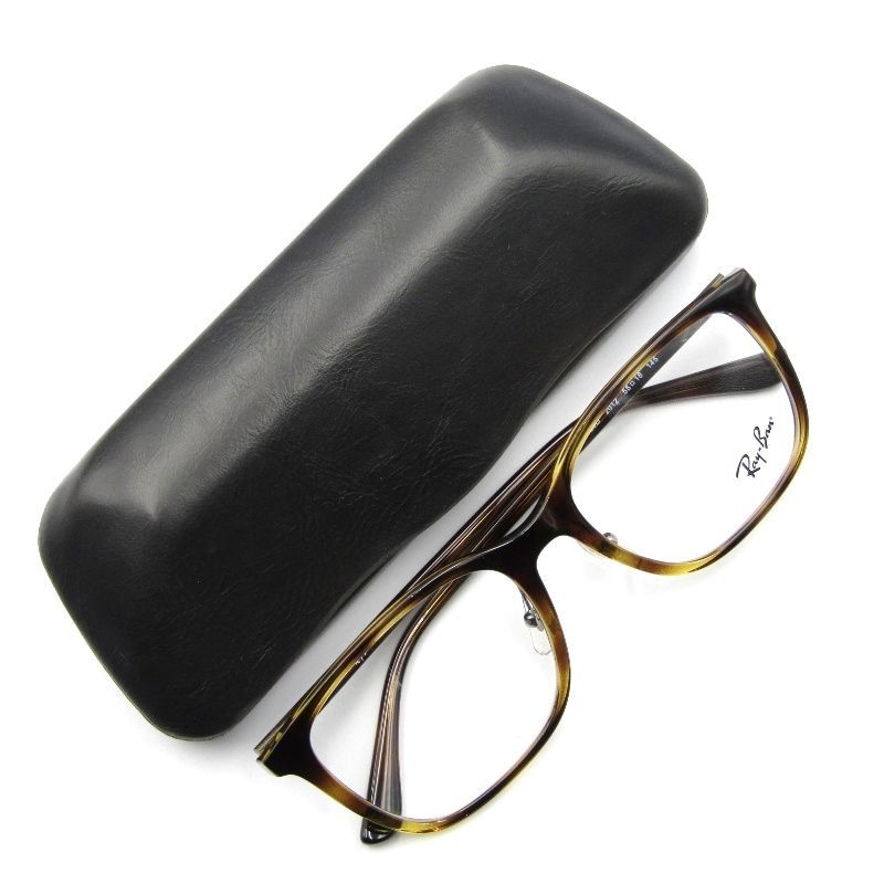 未使用 Ray-Ban レイバン メガネフレーム RB7168D RX7168D ウェリントン 中国製 2012 ハバナ 61001790