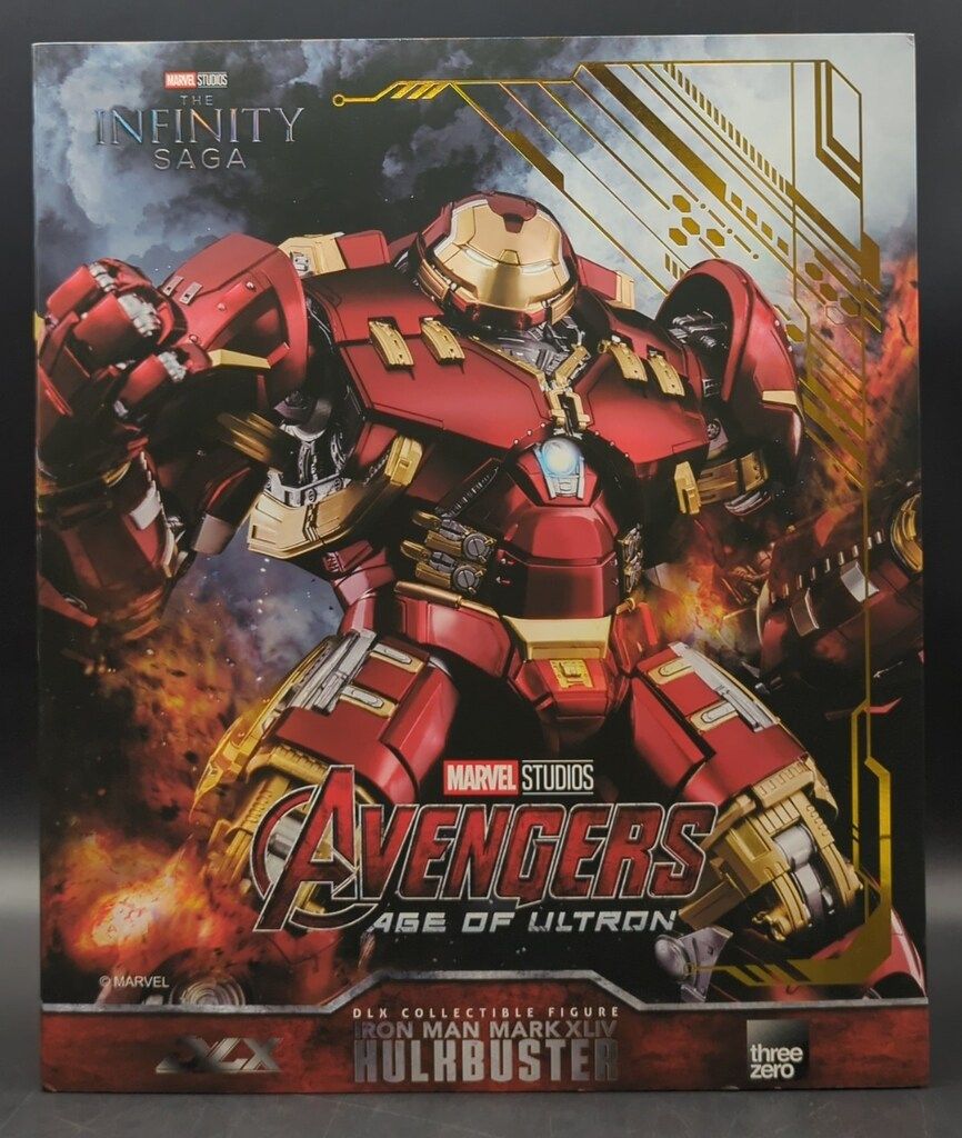 THREEZERO DLX COLLECTIBLE FIGURE HULKBUSTER / IRON MAN MARK XLIV 