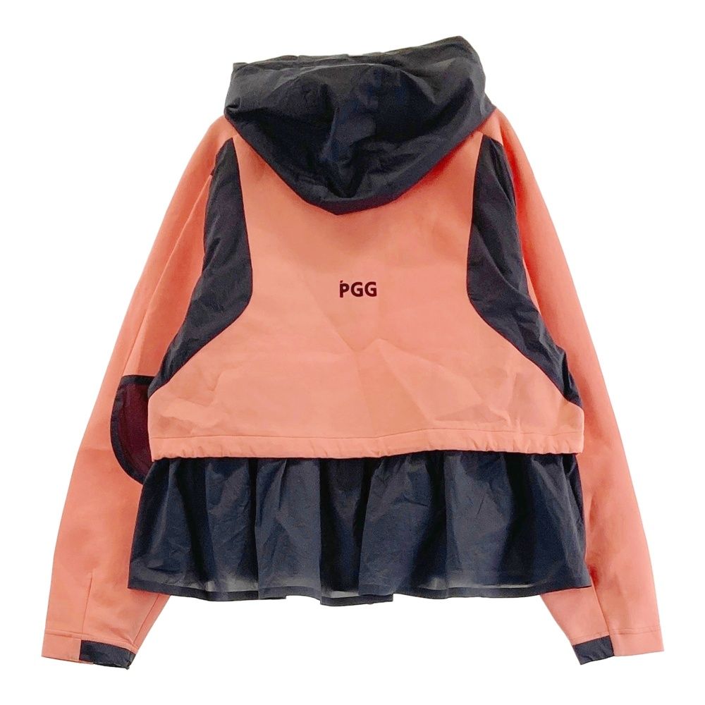 サイズ 0 PGG PEARLY GATES パーリーゲイツ フード付 ジップジャケット オレンジ系 240101537020 ゴルフウェア レディース ストスト
