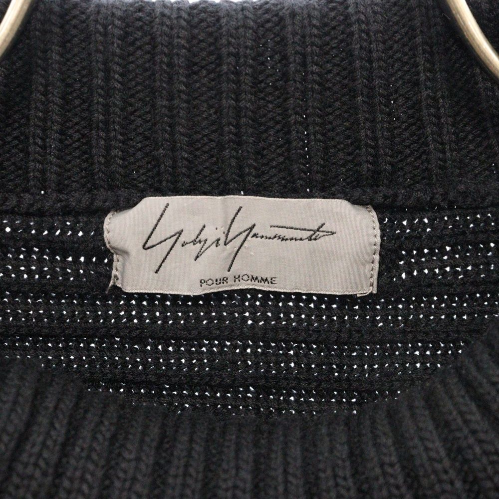 10aw ヨウジヤマモトプールオム アシンメトリー ニット YOHJI YAMAMOTO