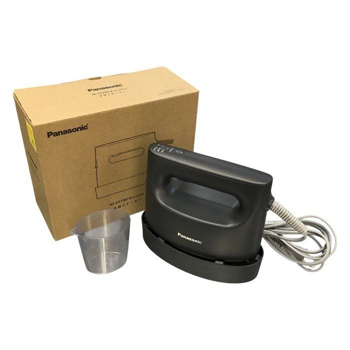Panasonic 衣類スチーマー NI-FS790-K カームブラック アイロン 衣類