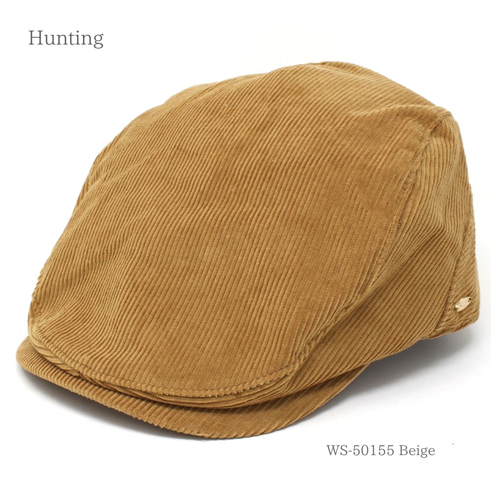 コーデュロイハンチング ハンチング帽 帽子 メンズ レディース ユニ