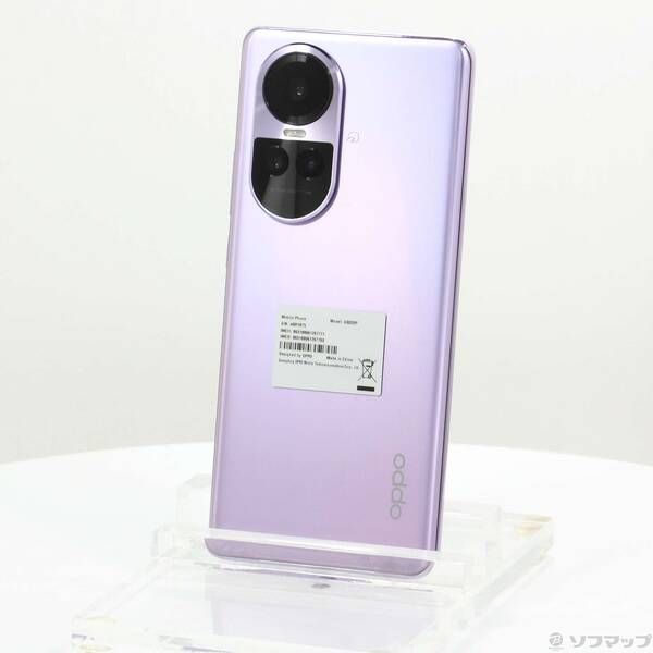 〔 〕 OPPO Reno10 Pro 5G 256GB グロッシーパープル A302OP Softbank SIMフリー