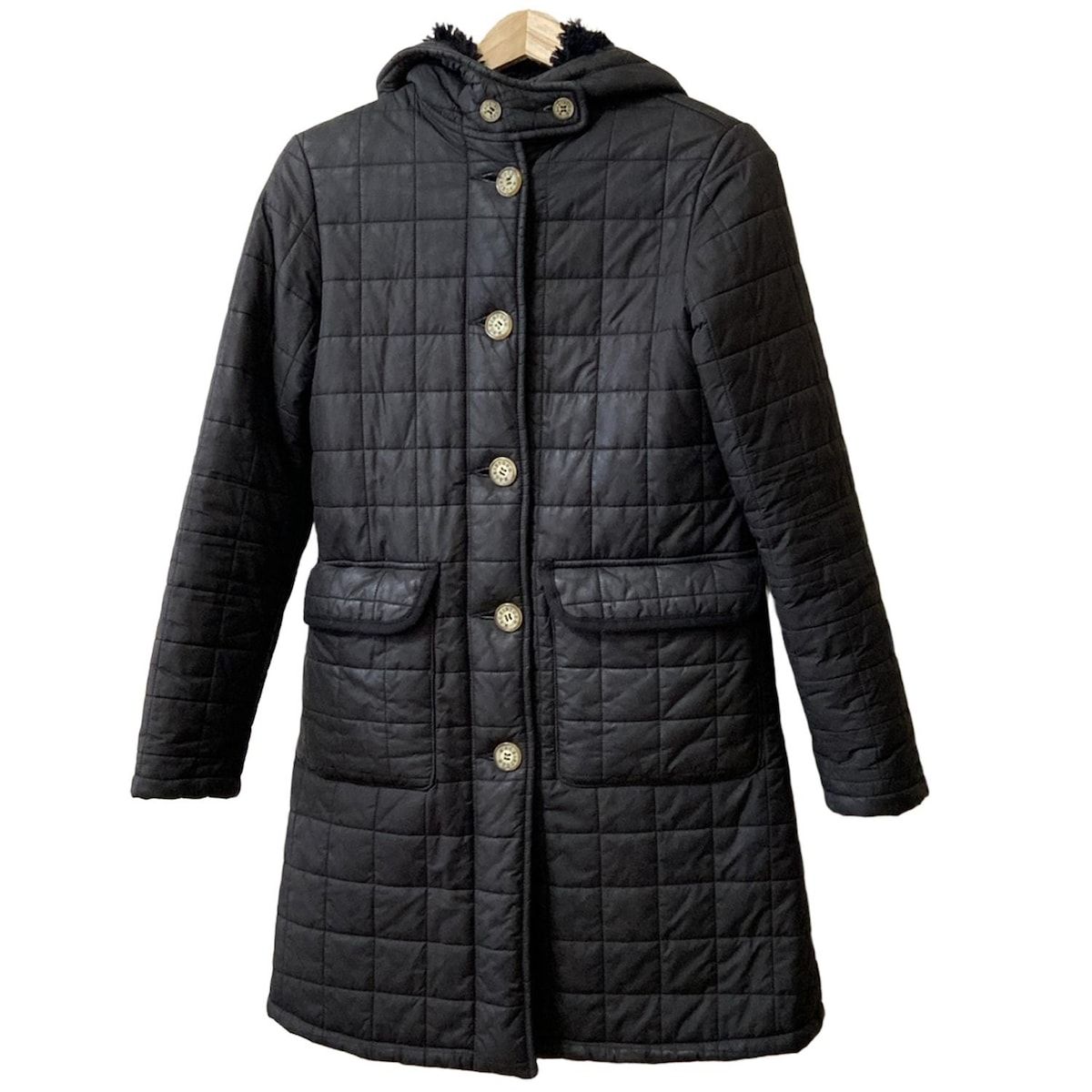 MACKINTOSH マッキントッシュ コート サイズ36 S レディース - 黒 長袖|キルティング|裏ボア|冬|36サイズ