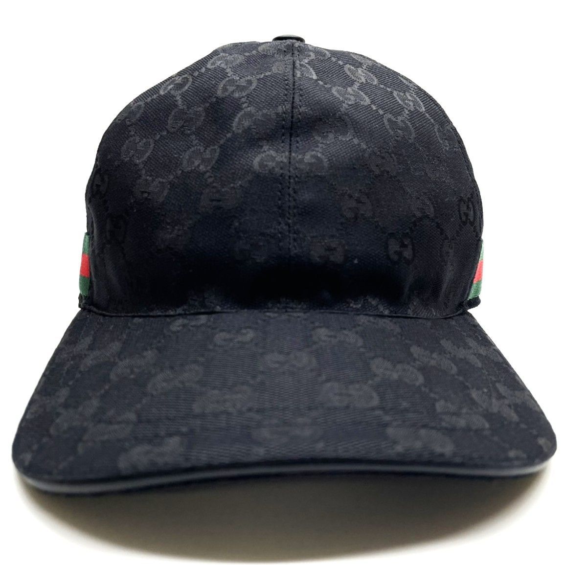 K1053 GUCCI グッチ GGキャンバス ベースボールキャップ シェリーライン M 58 サイズ