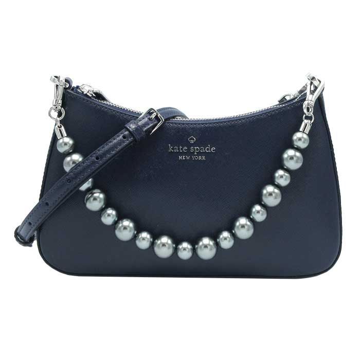 国内即送 kate spade パールハンドル 2WAY ショルダー KI932 ケイトスペード ニューヨーク ショルダーバッグ レザー パール