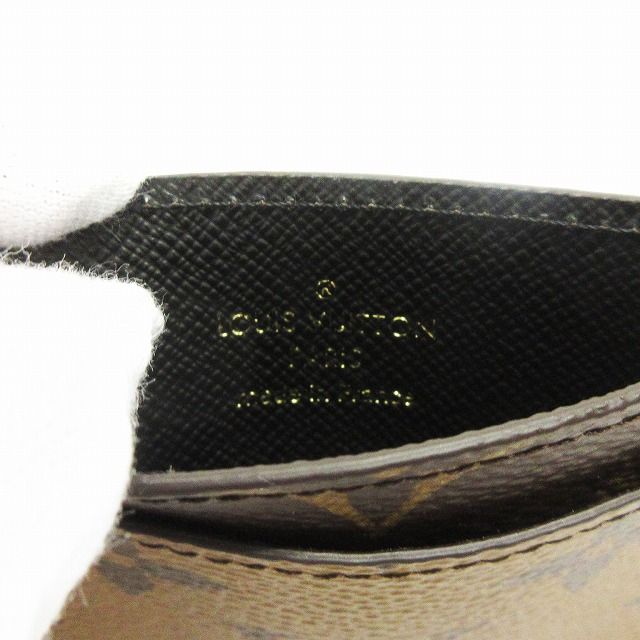 ルイヴィトン LOUIS VUITTON 美品 モノグラム リバース ポルト カルト  