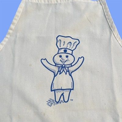 90 s 1993年 Pillsbury Doughboy ドゥーボーイ ドゥボーイ エプロン 人形 フィギュア ぬいぐるみ ビンテージ