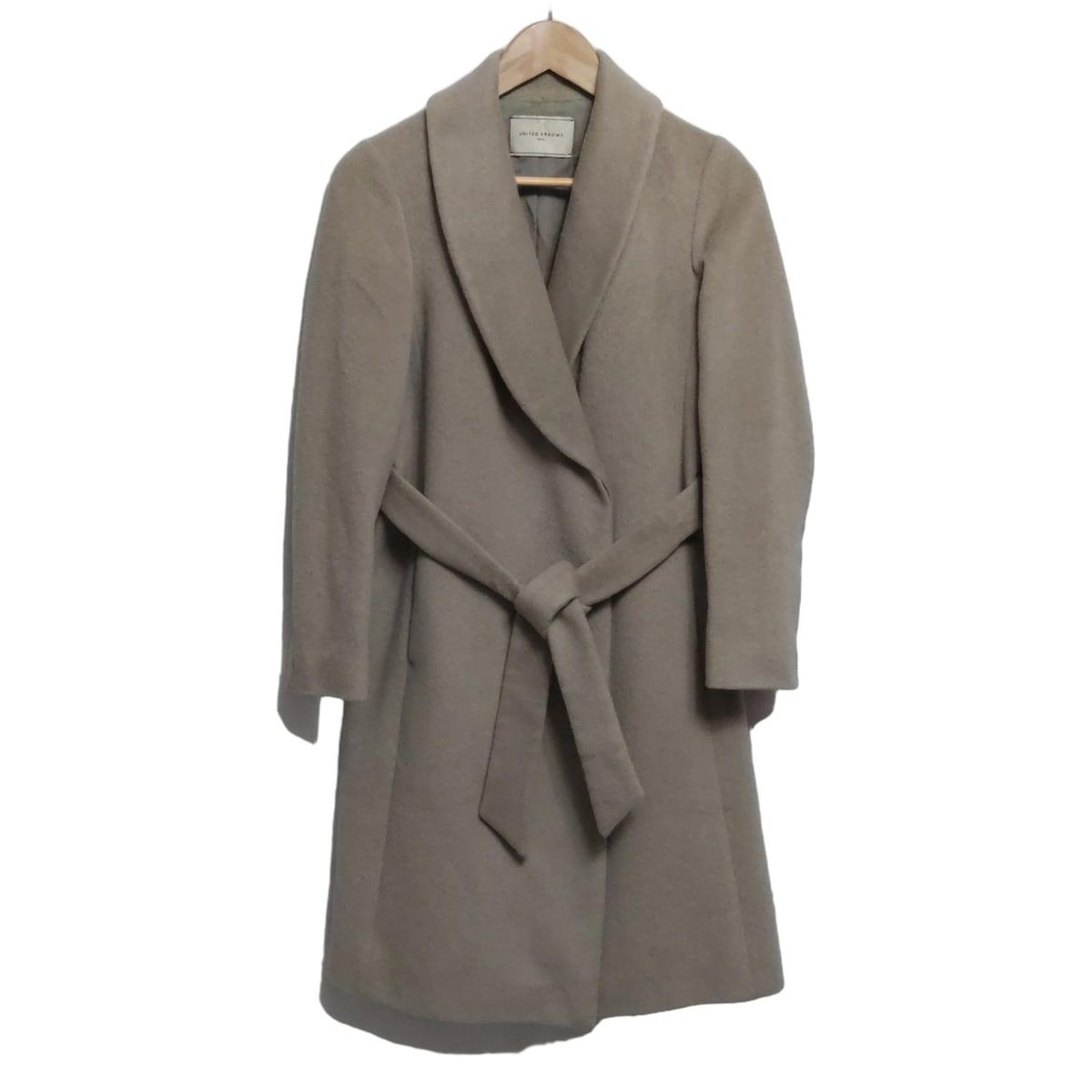 UNITED ARROWS ユナイテッドアローズ コート サイズ36 S レディース - グレーベージュ 長袖 冬