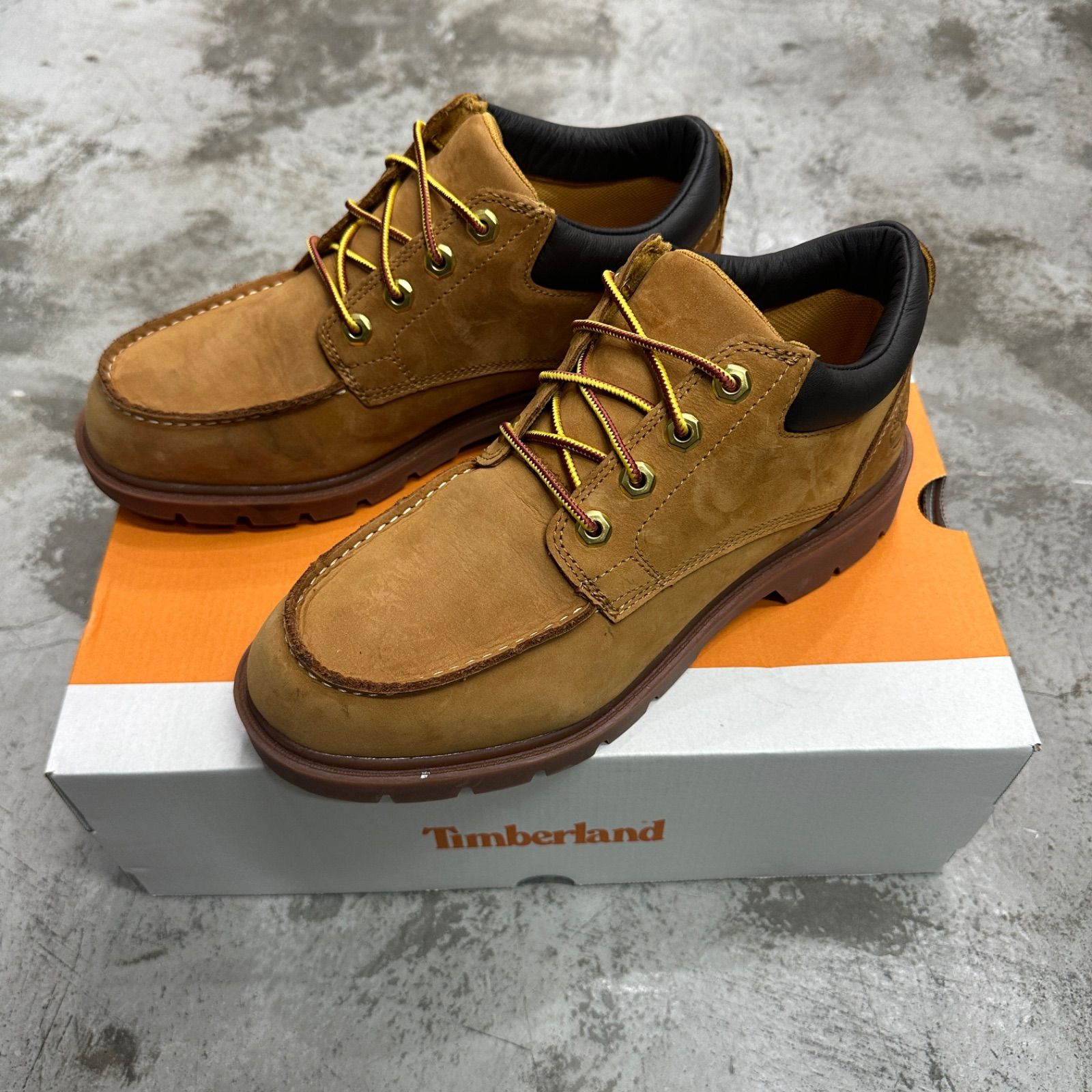 参考上代19800円 Timberland ベーシック シングル モック トゥ オックス シューズ 短靴 WP ティンバーランド 0A6EU1 25cm 996M1