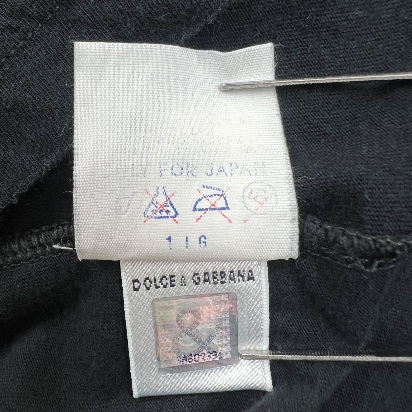 DOLCE&GABBANA J&ANS D&G 00s y2k archive line L/S Tee S ドルチェ