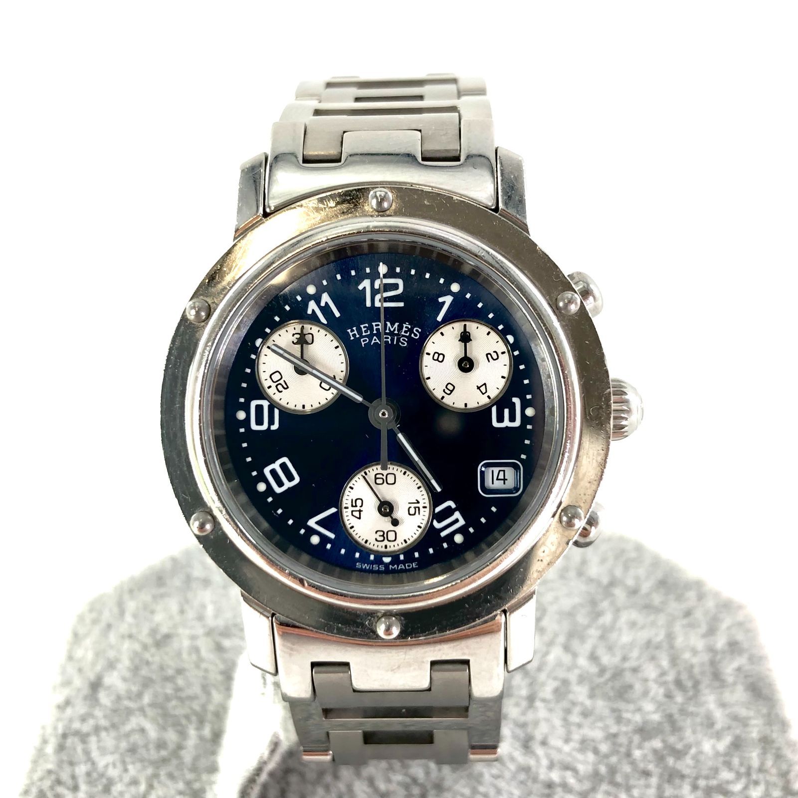 HERMES クロノグラフ 腕時計 稼働品 HERMES クロノグラフ 腕時計 稼働品