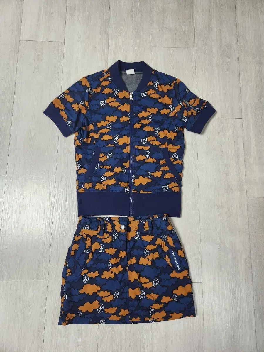 (ベストコンディション) カステルバジャック 女性用ゴルフウェアセット (トップ) 90 ヘクタール 64 ） 55