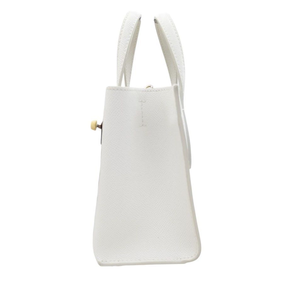 FURLA ERA MINI White Leather Crossbody Bag Women