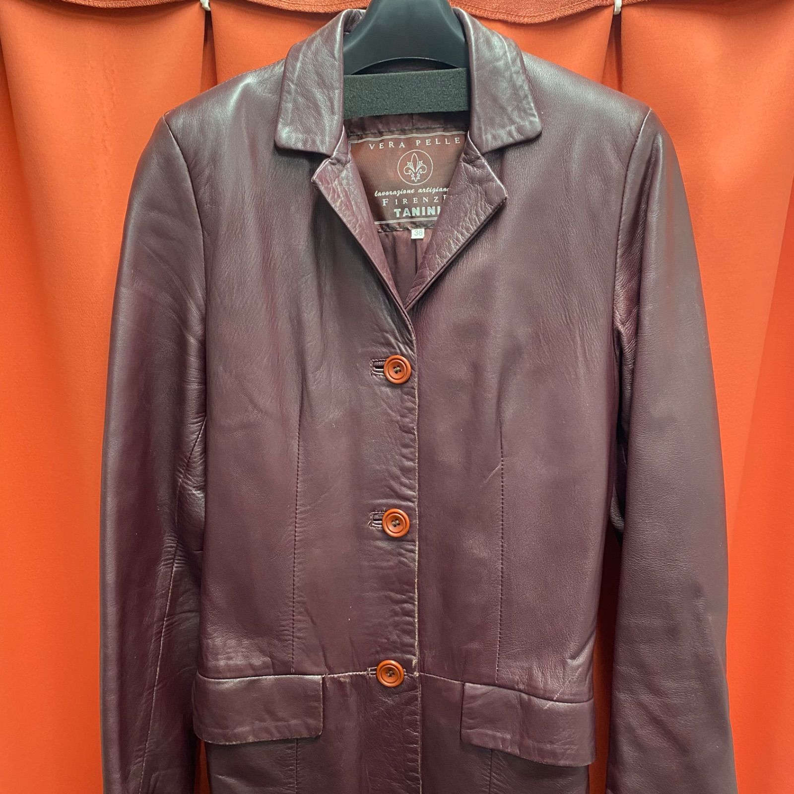 PIEROTUCCI レザージャケット イタリア製 Vera Pelle Classic Jackets